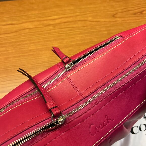 Coach Hobo Bag Pink Brand New Leather - Picture 7 of 16